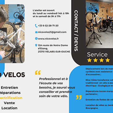 Nico Vélos - Réparation entretien de vélos - Vente de vélos et accessoires - Electrification de vélos - Location de vélos