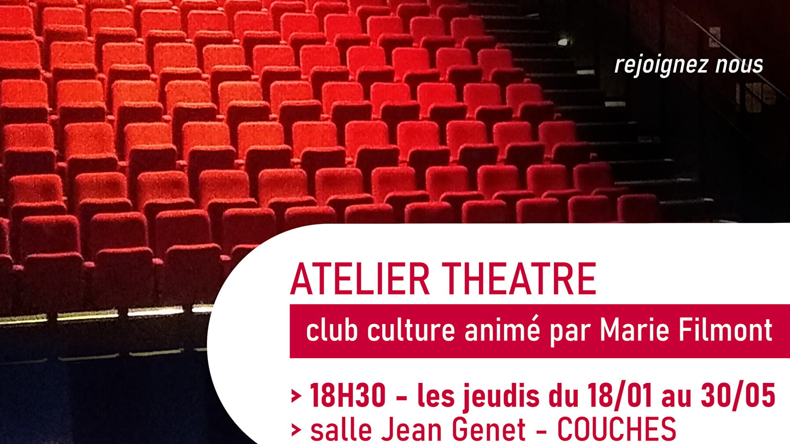 Theatre workshop - Club Culture led by Marie Filmont