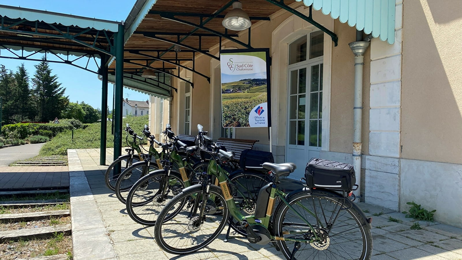 Location de vélos au Bureau d'Information Touristique de Buxy 