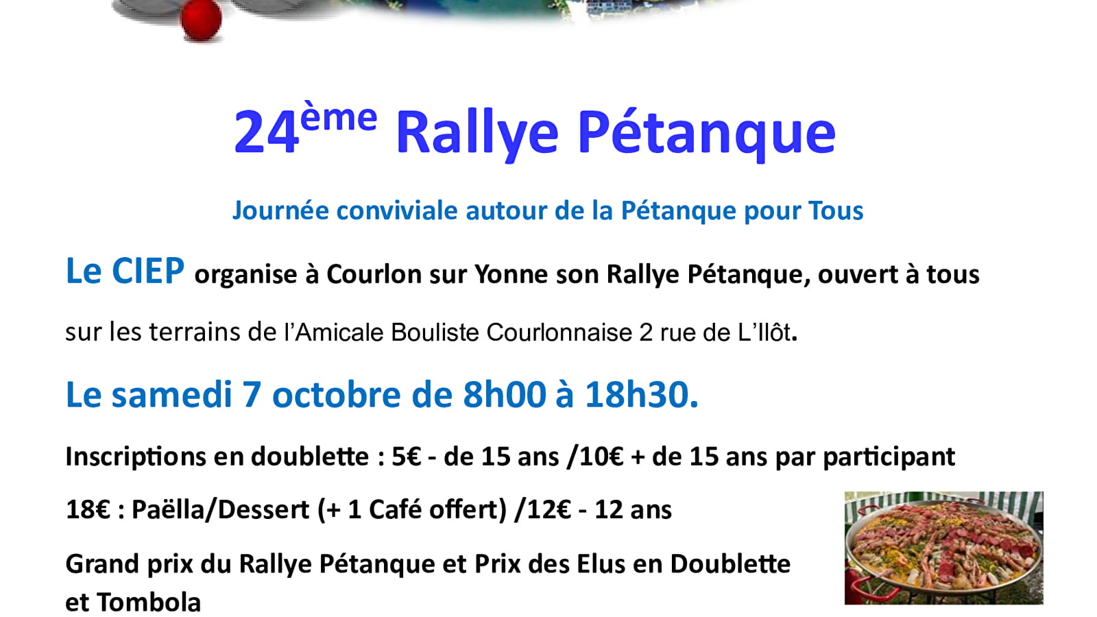 24th Petanque Rally 
