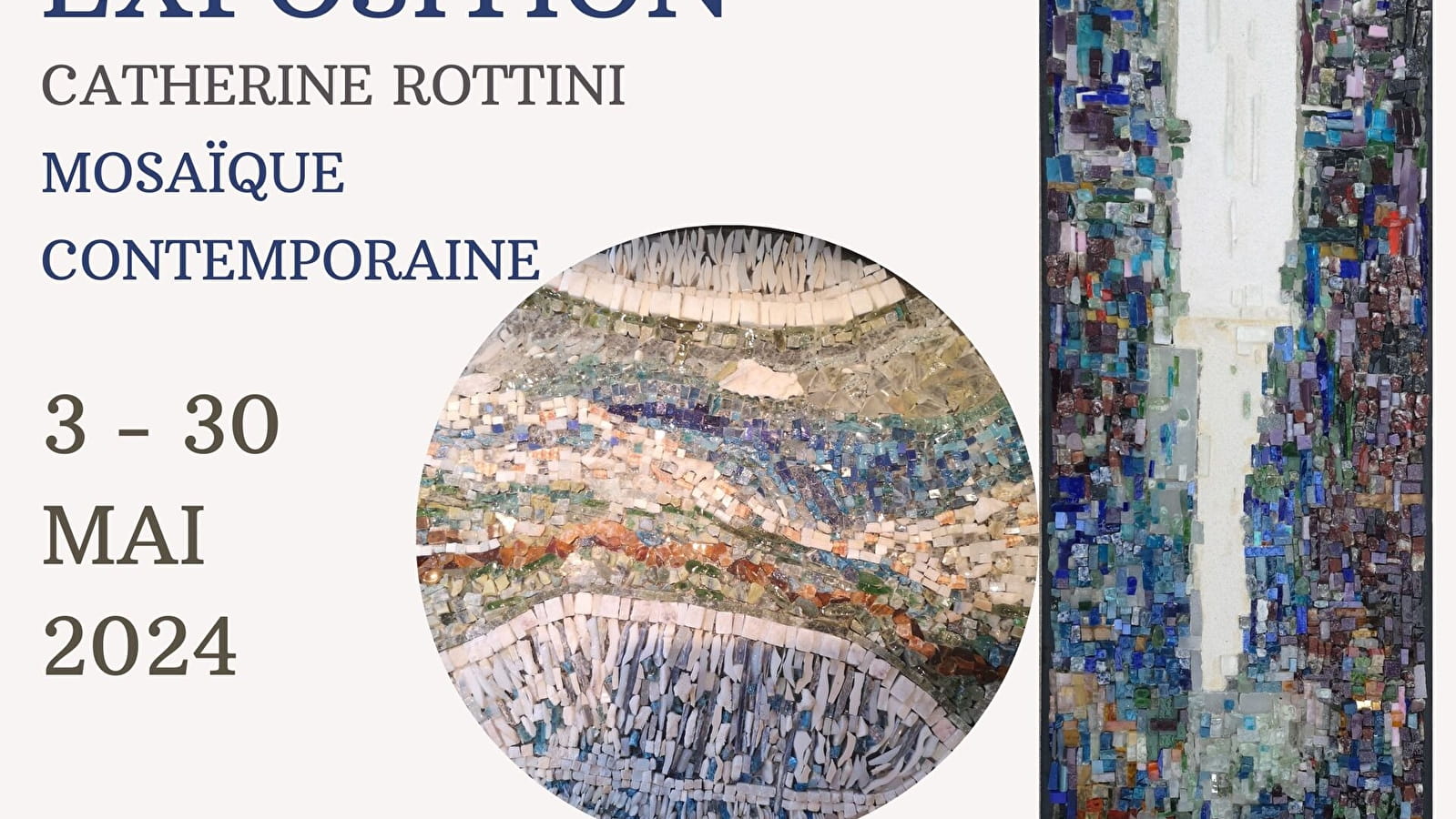 Exhibition of contemporary mosaics by Catherine ROTTINI