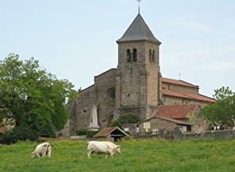Eglise romane Saint-Germain - SAINT-GERMAIN-EN-BRIONNAIS
