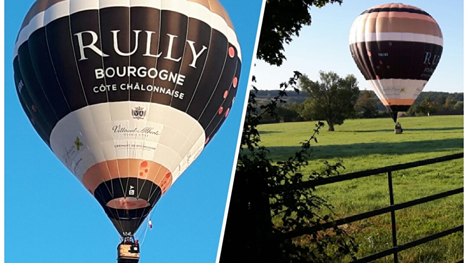 Montgolfière Rully en Bourgogne