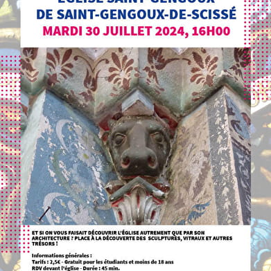 Church treasures' tour: Saint-Gengoux church in Saint-Gengoux-de-Scissé