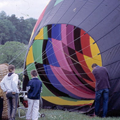 Survol de Dijon en montgolfière