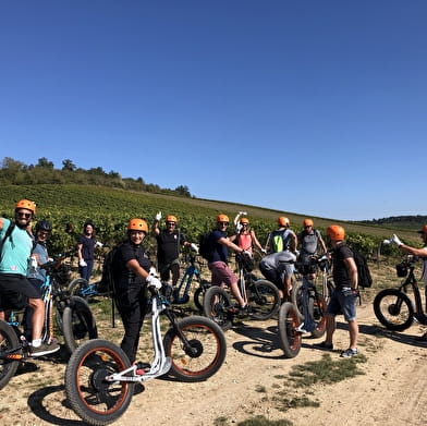 E-Trott ride in Chablis - Vineyards and Panorama