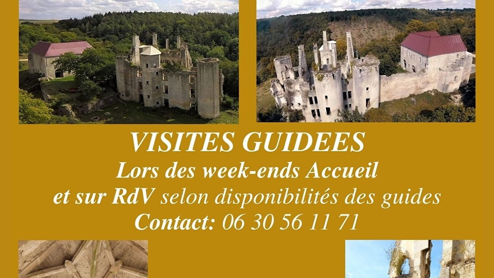 Visits to Château de Rochefort all year round by appointment